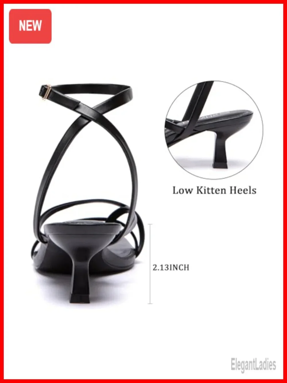 Kitten Heel Strappy Lace Up Square Toe Thong Ankle Strap Dress Sandals
